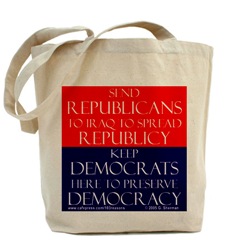Republicy in Iraq 103reasonsPromo ToteBag