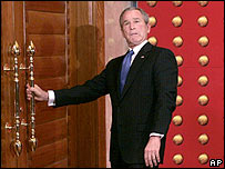 George W Bush in Beijing