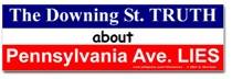 Bush Downing St. TRUTH Sticker (Bumper)
