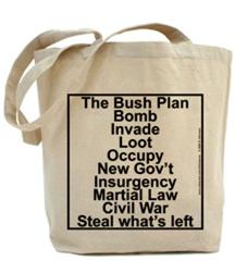 Bush Iraq War Plan ToteBag